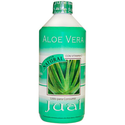 500 cc - Jugo de Aloe Vera Orgánico Bebible, Sabor Natural