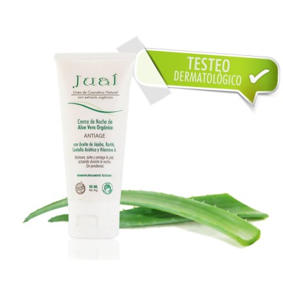 Crema de Noche de Aloe Vera...