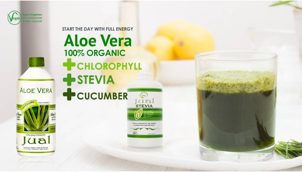 Refresh with aloe vera + cucumber!